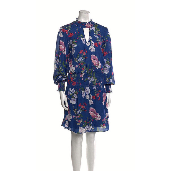 Parker Dresses & Skirts - Parker Women’s Blue Floral Dress Large Long Sleeve
